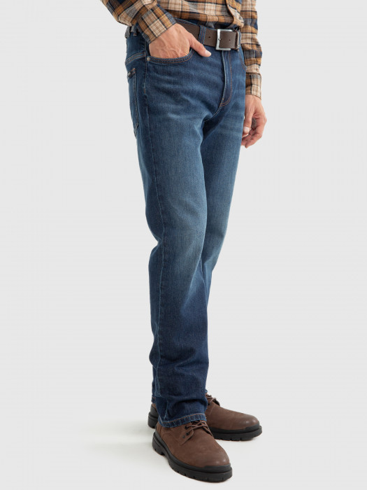 Pánske straight regular jeans KANTER 525